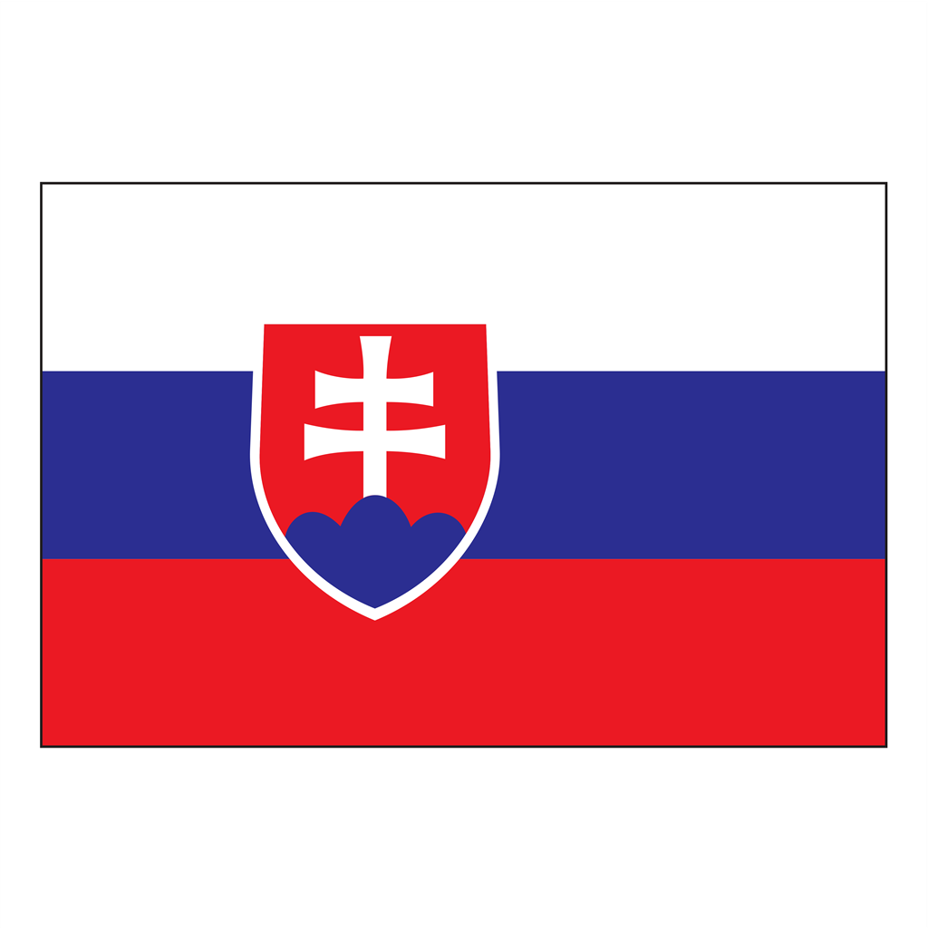 Slovakia logotype, transparent .png, medium, large