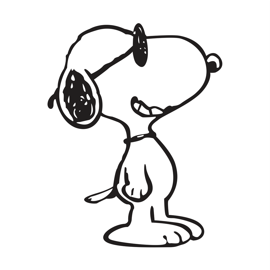Snoopy logotype, transparent .png, medium, large