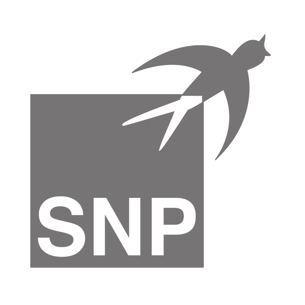 SNP SE logotype, transparent .png, medium, large