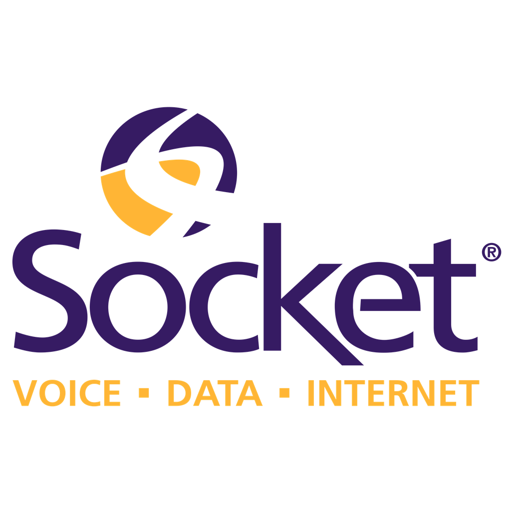 Socket Telecom logotype, transparent .png, medium, large