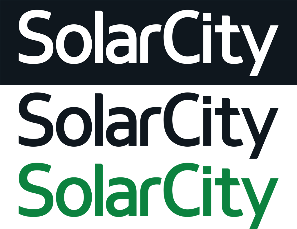SolarCity (Solar City) logotype, transparent .png, medium, large