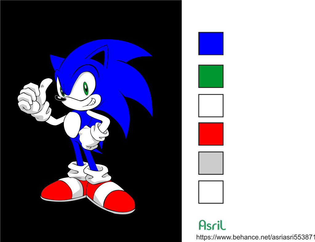 Sonic logotype, transparent .png, medium, large