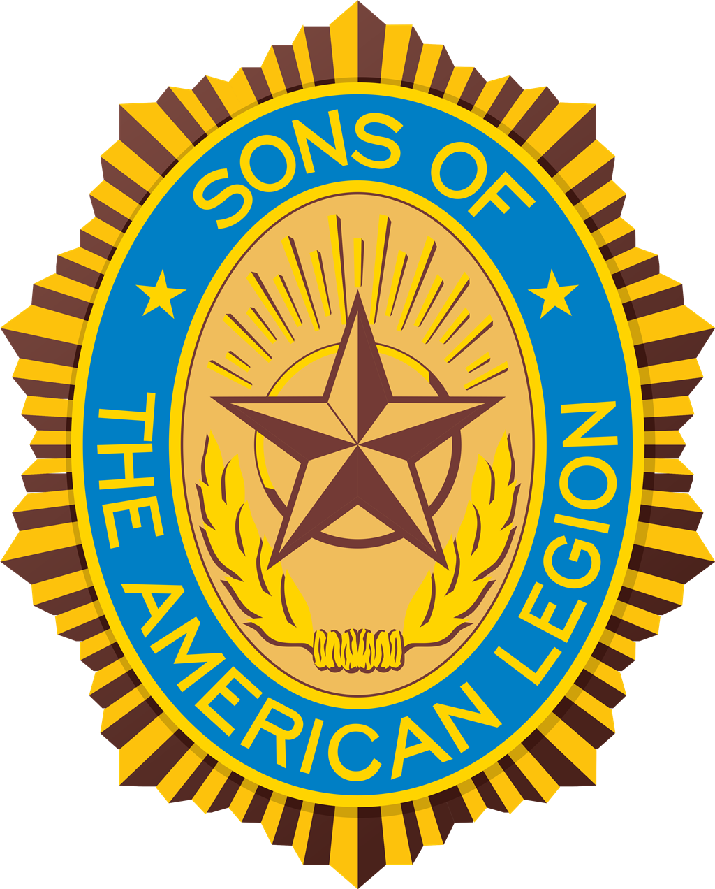 Sons of The American Legion logotype, transparent .png, medium, large