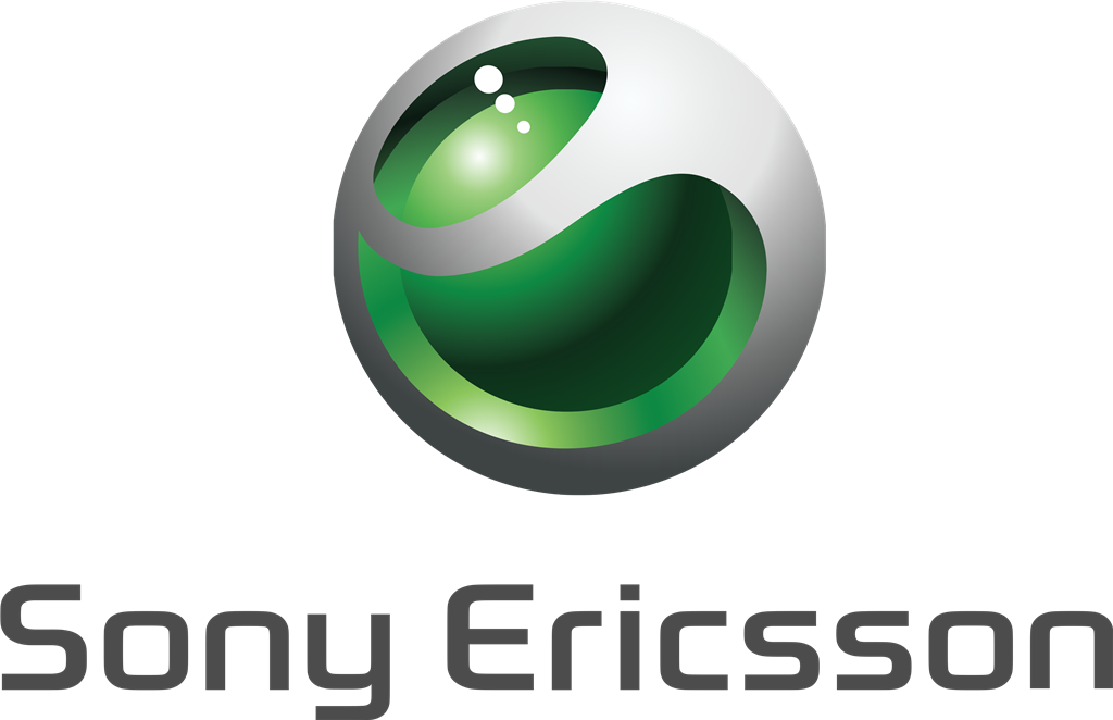 Sony Ericsson logotype, transparent .png, medium, large