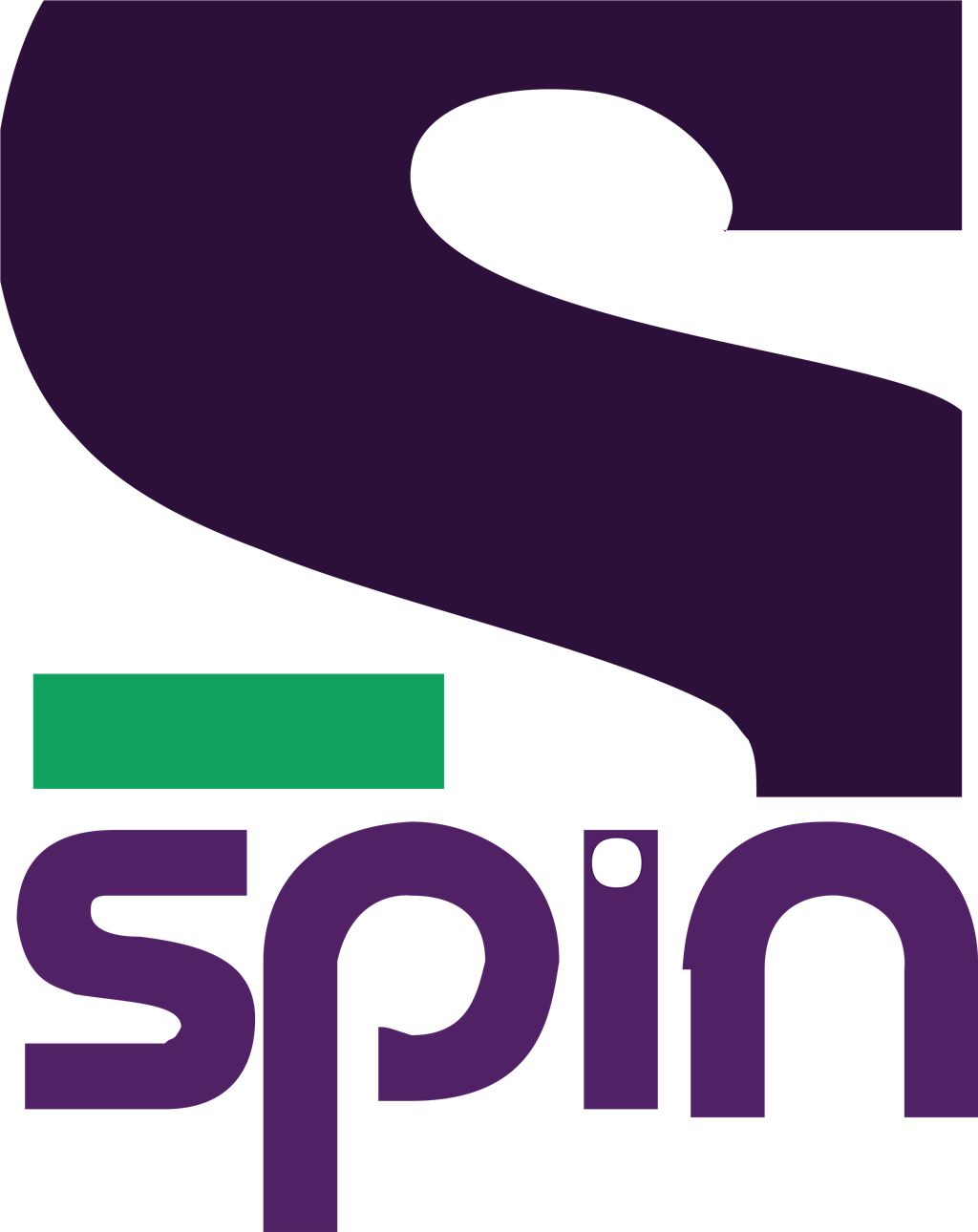 Spin logotype, transparent .png, medium, large
