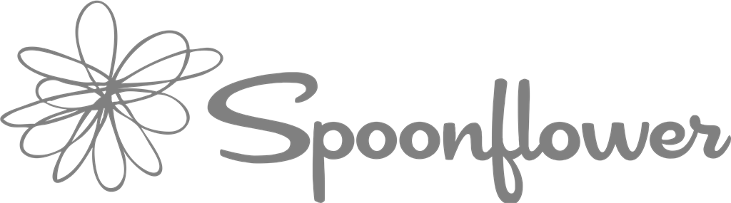 Spoonflower logotype, transparent .png, medium, large