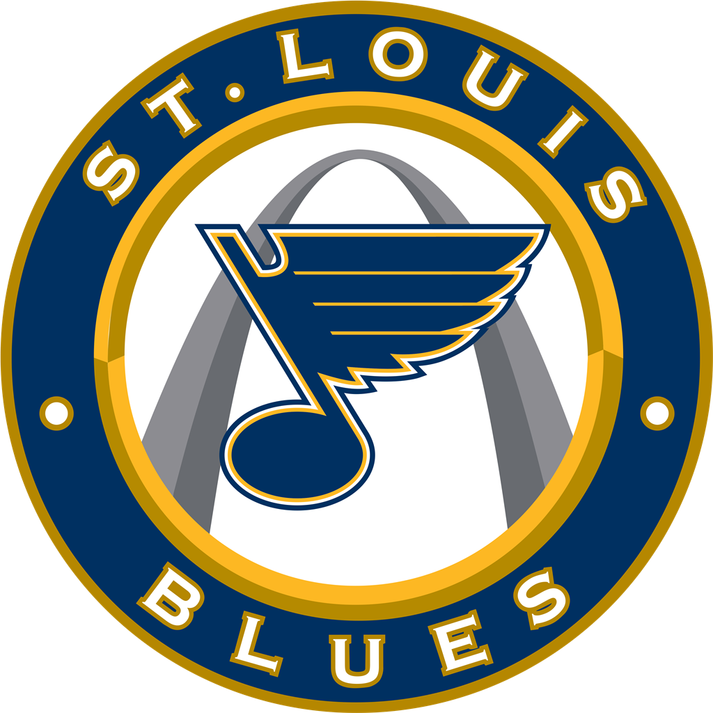 St. Louis Blues logotype, transparent .png, medium, large