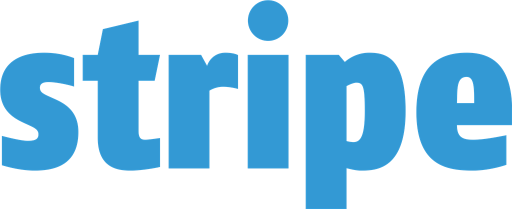 Stripe logotype, transparent .png, medium, large