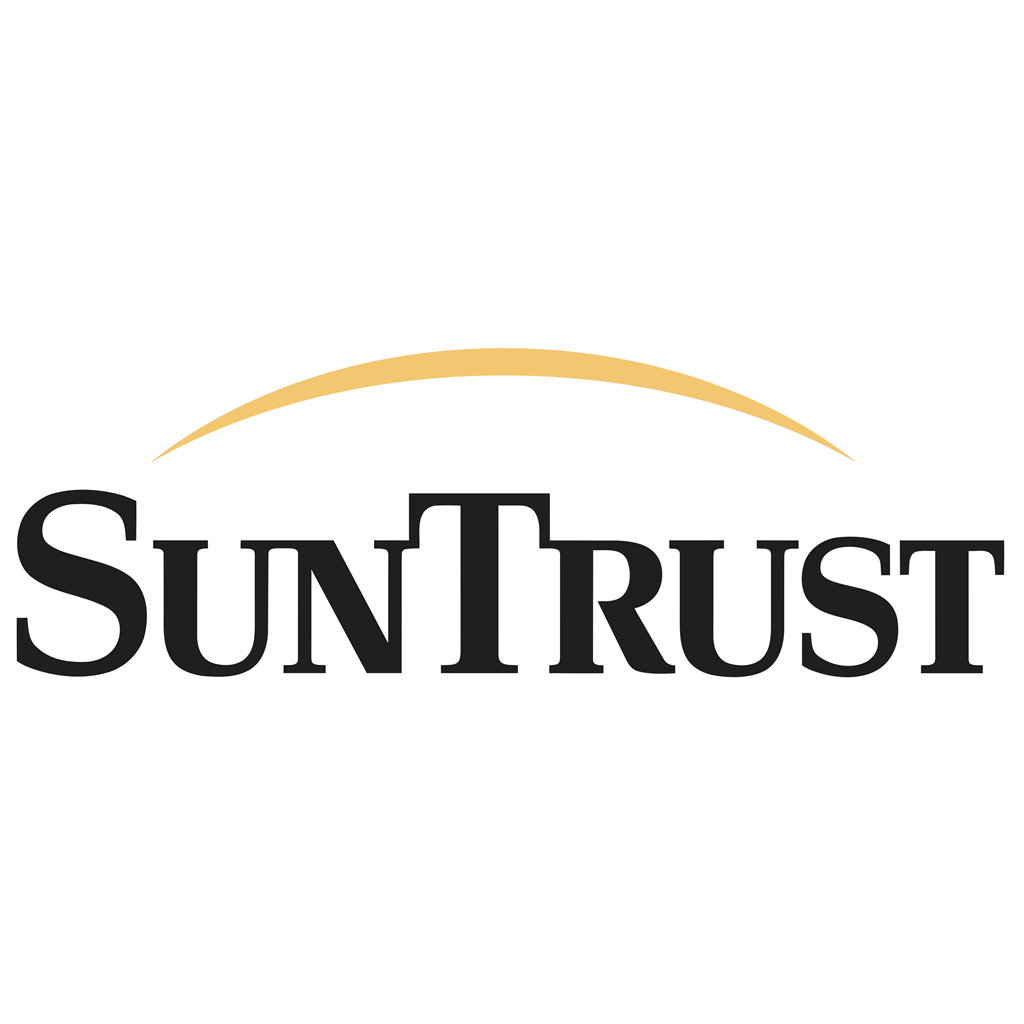 SunTrust Bank logotype, transparent .png, medium, large