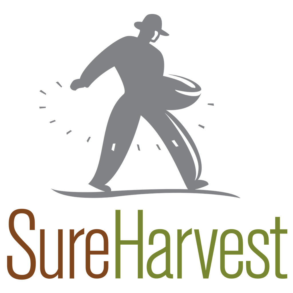 SureHarvest logotype, transparent .png, medium, large