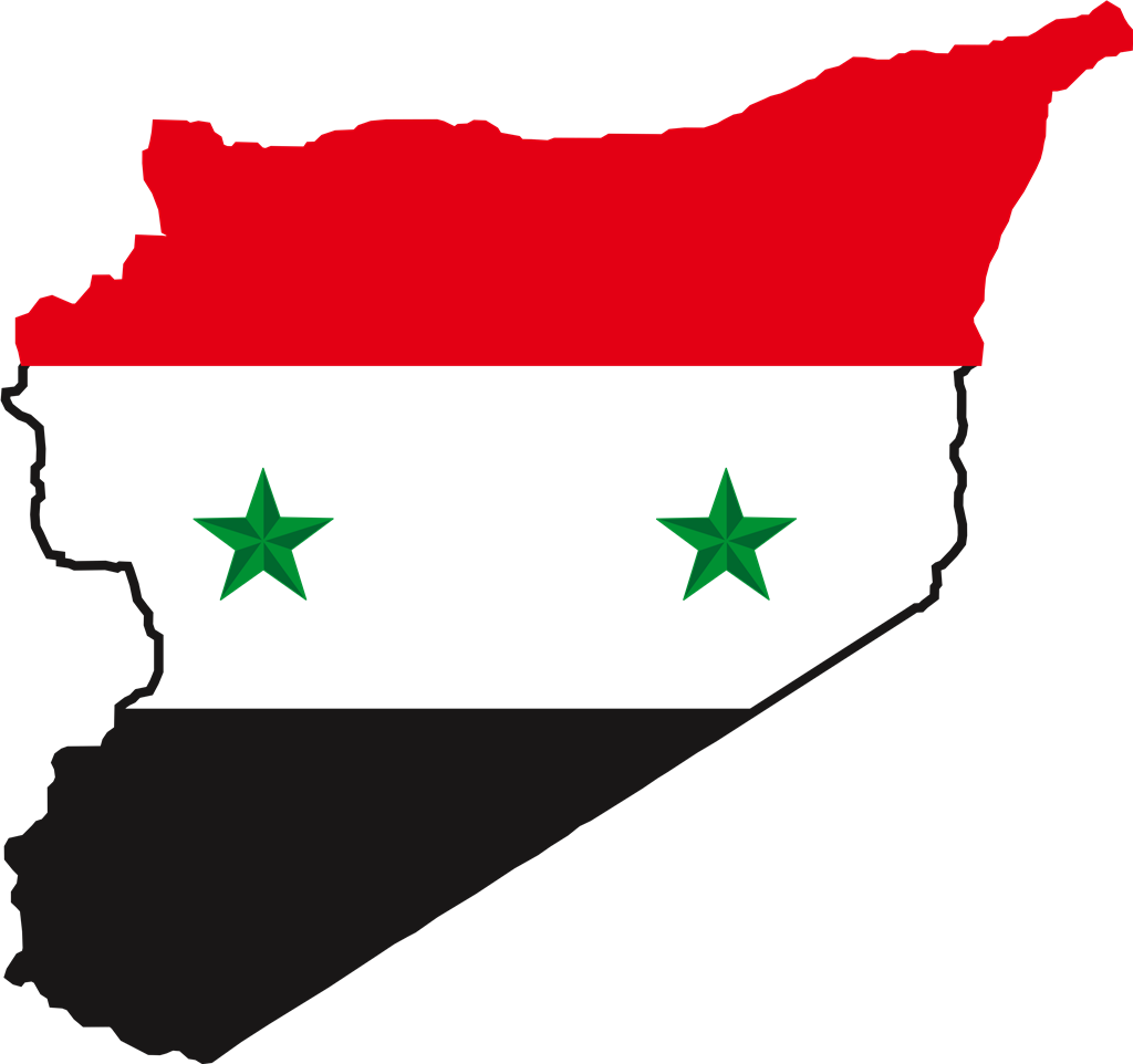 Syria logotype, transparent .png, medium, large
