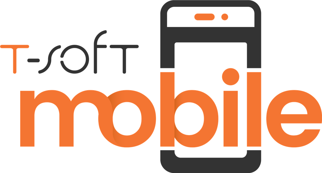 T-Soft Mobile logotype, transparent .png, medium, large
