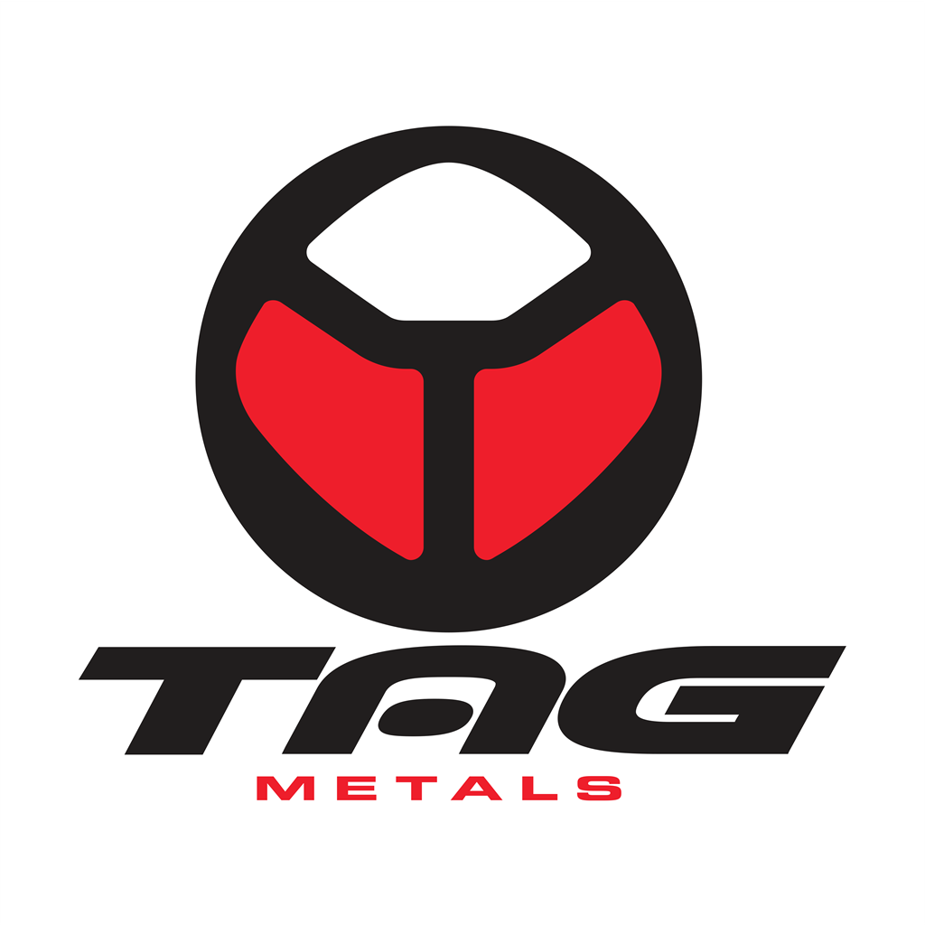 Tag Metals logotype, transparent .png, medium, large