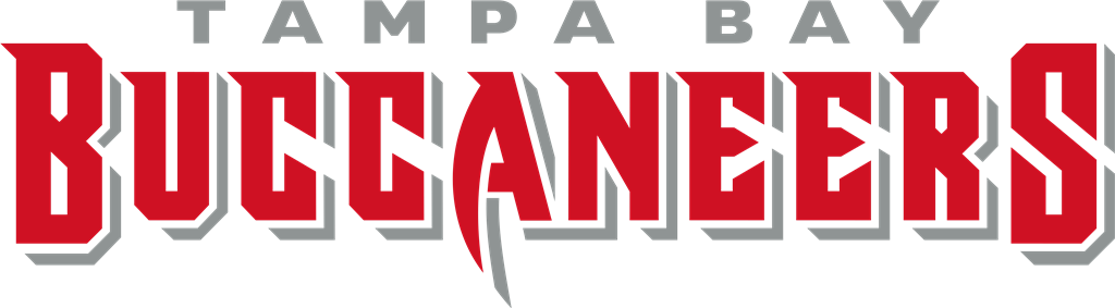 Tampa Bay Buccaneers logotype, transparent .png, medium, large