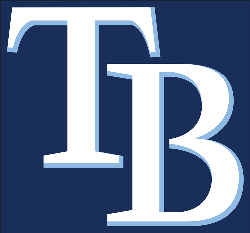 Tampa Bay Rays logotype, transparent .png, medium, large