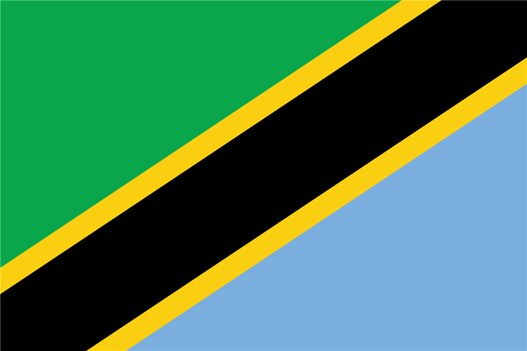 Tanzania logotype, transparent .png, medium, large
