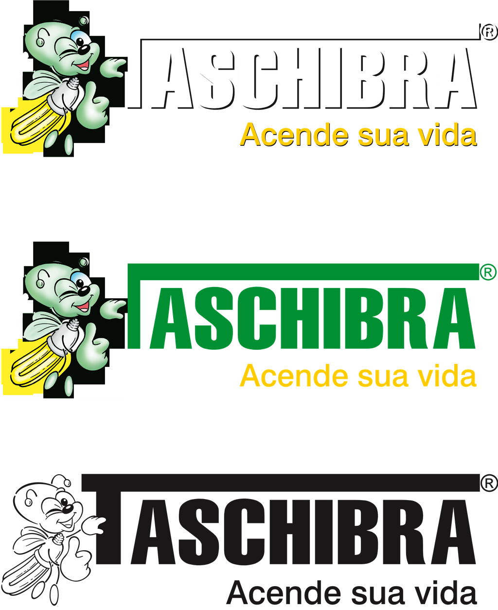 Taschibra logotype, transparent .png, medium, large
