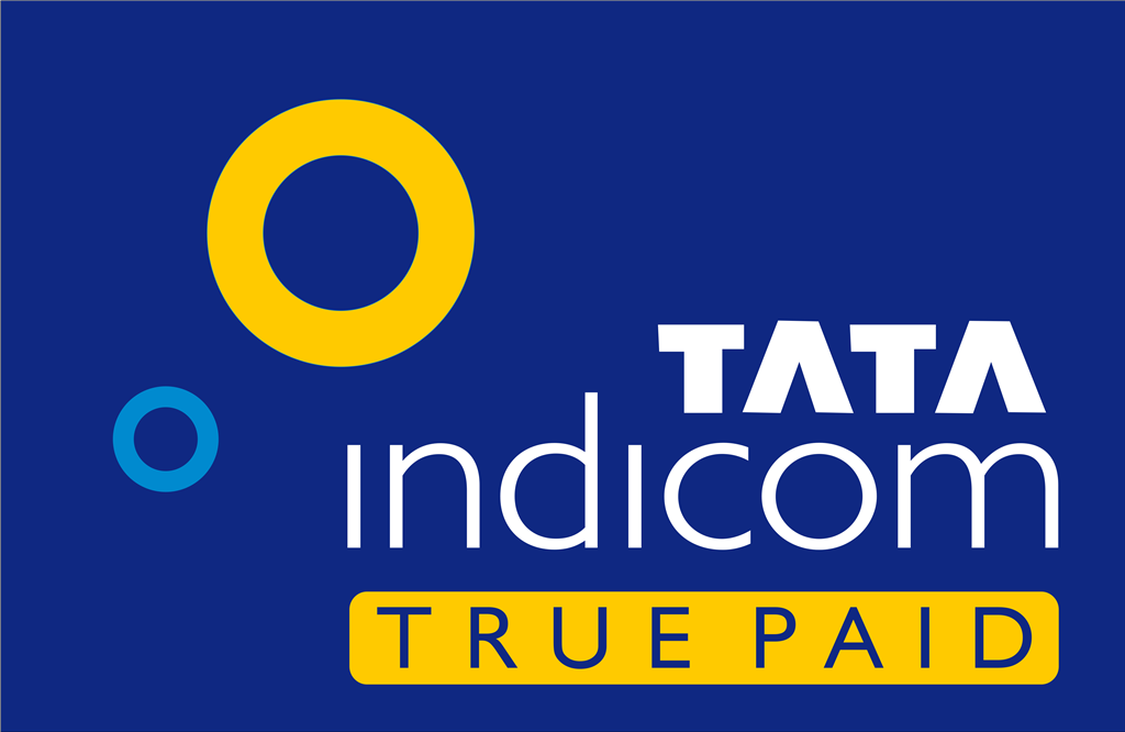 Tata Indicom logotype, transparent .png, medium, large