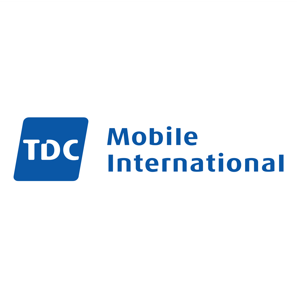 TDC Mobile International logotype, transparent .png, medium, large