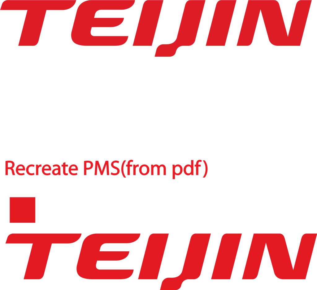 Teijin logotype, transparent .png, medium, large