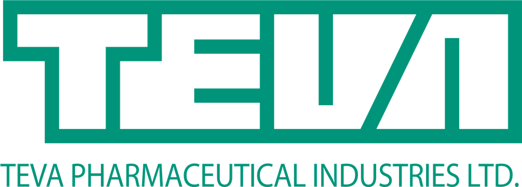 Teva Pharmaceutical Industries logotype, transparent .png, medium, large