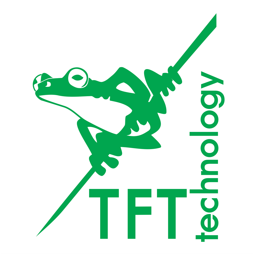 TFT Technology logotype, transparent .png, medium, large