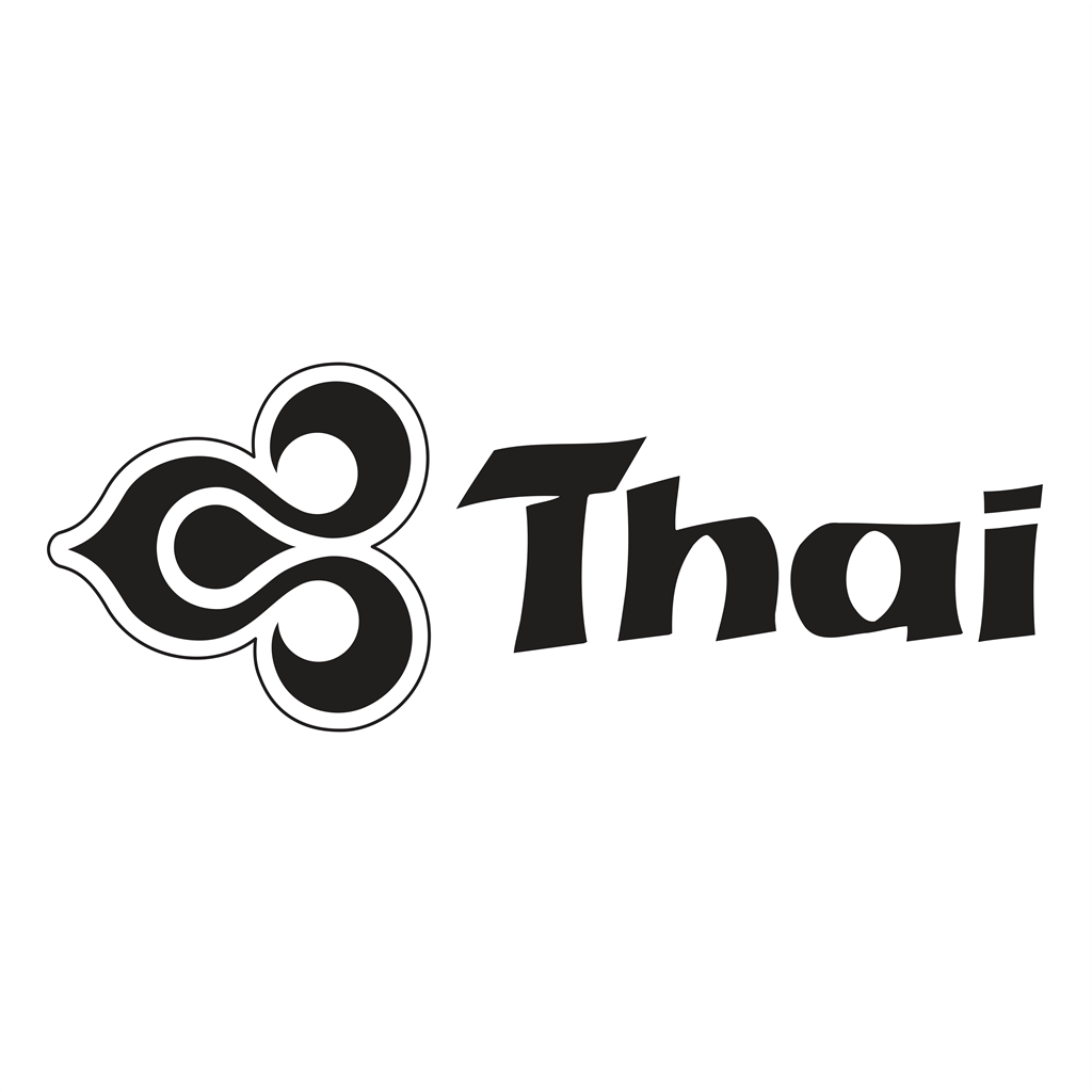 Thai Airways logotype, transparent .png, medium, large