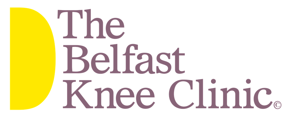The Belfast Knee Clinic logotype, transparent .png, medium, large