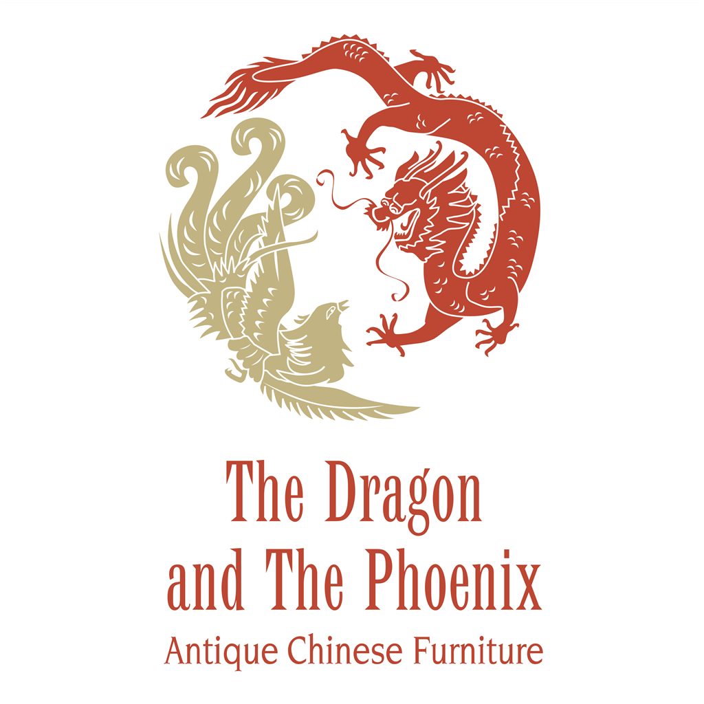 The Dragon and The Phoenix logotype, transparent .png, medium, large