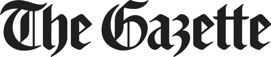 The Gazette logotype, transparent .png, medium, large