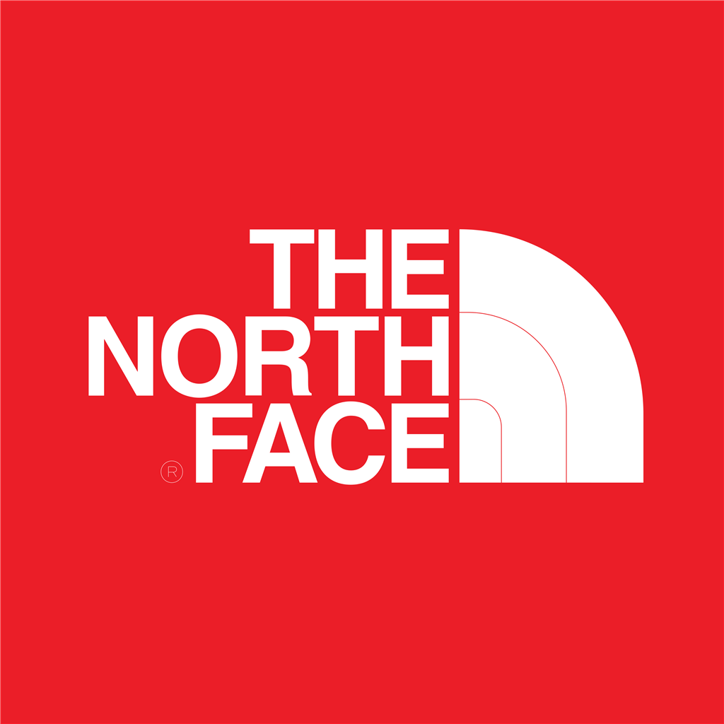 The North Face logotype, transparent .png, medium, large