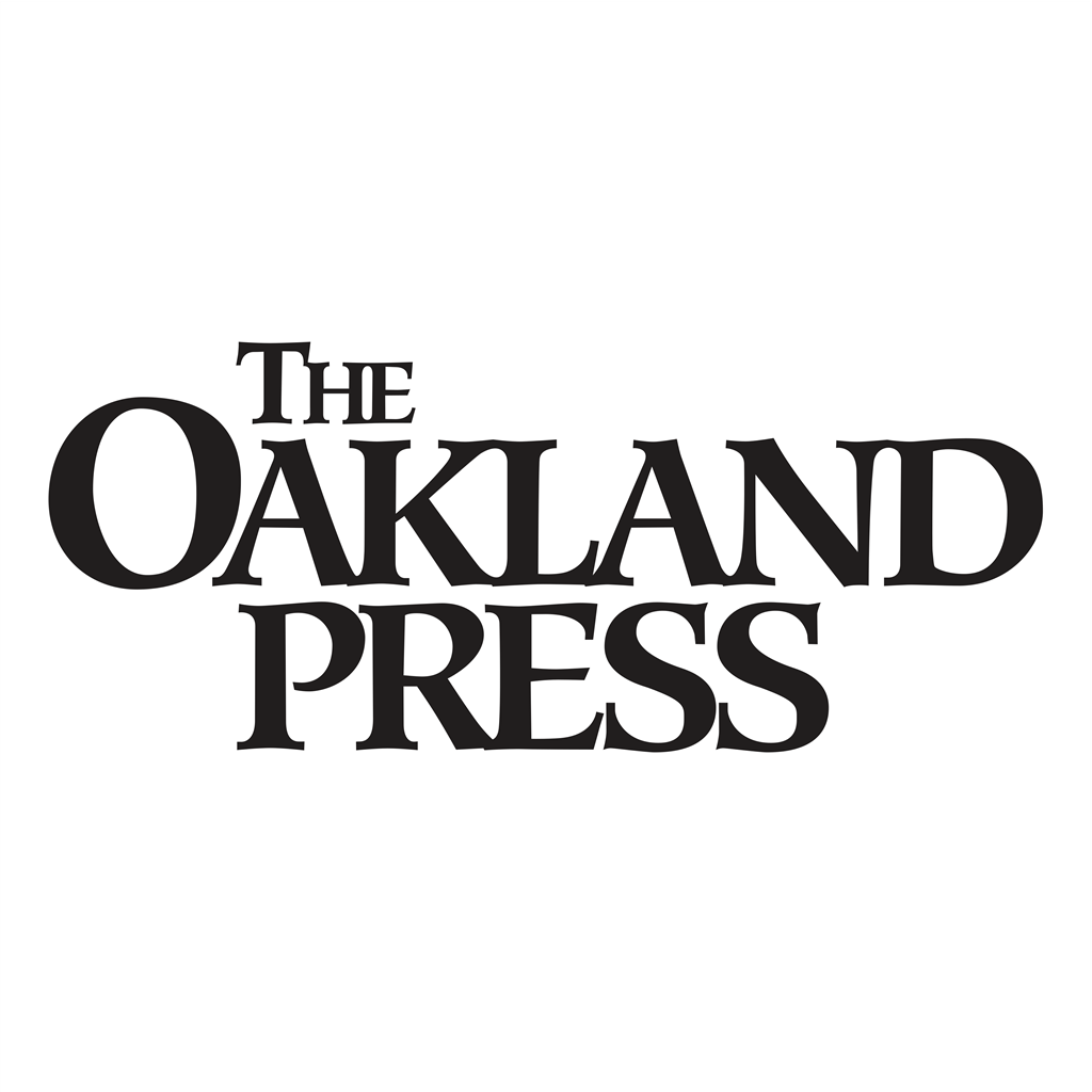 The Oakland Press logotype, transparent .png, medium, large