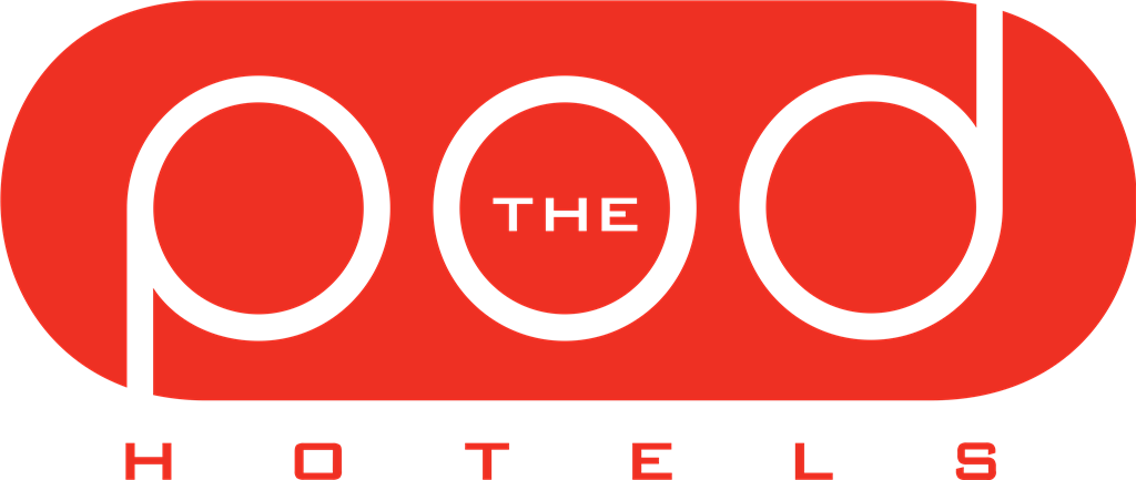 The Pod Hotel logotype, transparent .png, medium, large