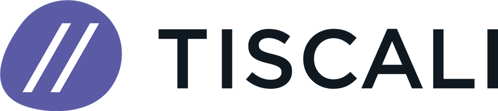 Tiscali logotype, transparent .png, medium, large
