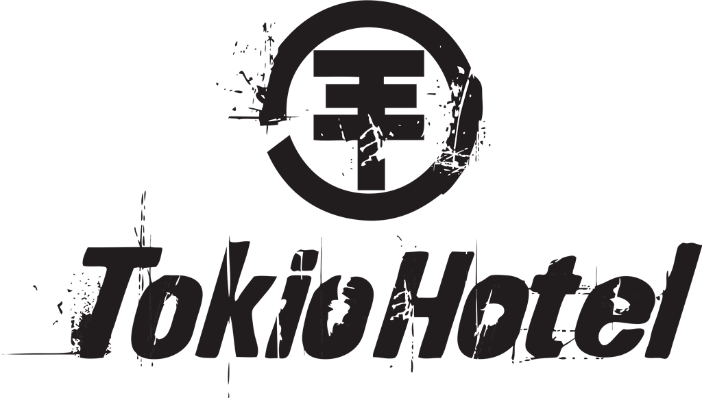 Tokio Hotel logotype, transparent .png, medium, large