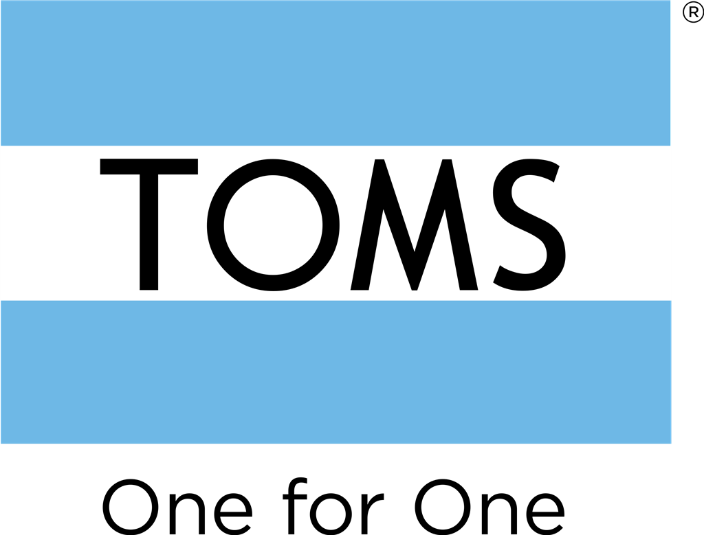 TOMS Shoes logotype, transparent .png, medium, large