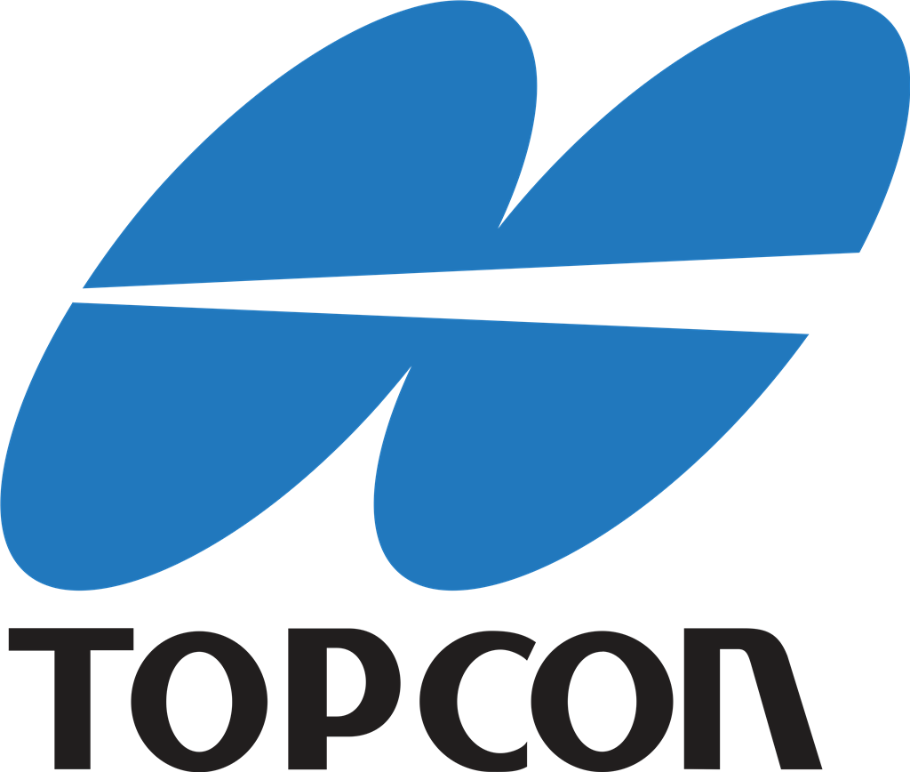 Topcon logotype, transparent .png, medium, large
