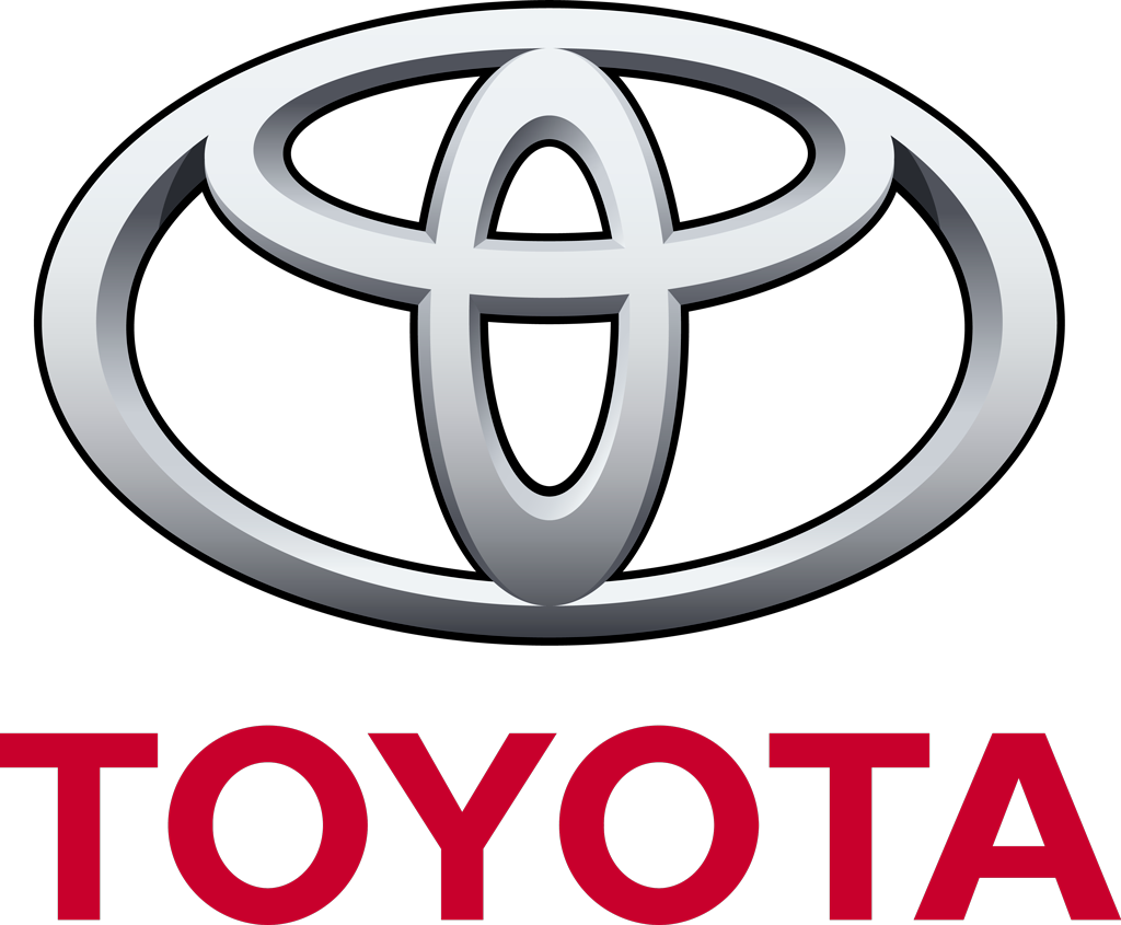 Toyota logotype, transparent .png, medium, large