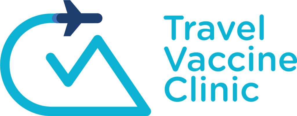 Travel Vaccine Clinic logotype, transparent .png, medium, large