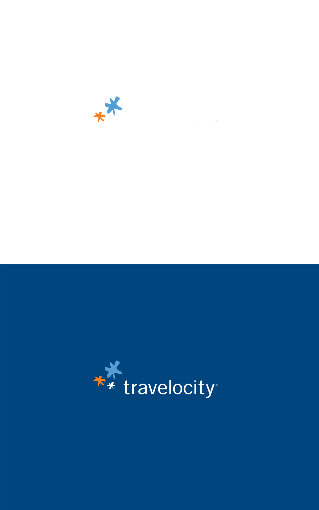 Travelocity logotype, transparent .png, medium, large