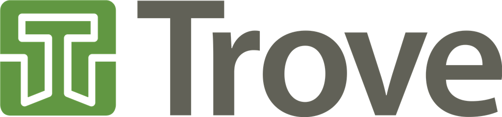 Trove logotype, transparent .png, medium, large