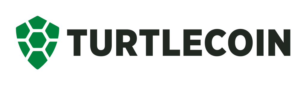 Turtlecoin logotype, transparent .png, medium, large