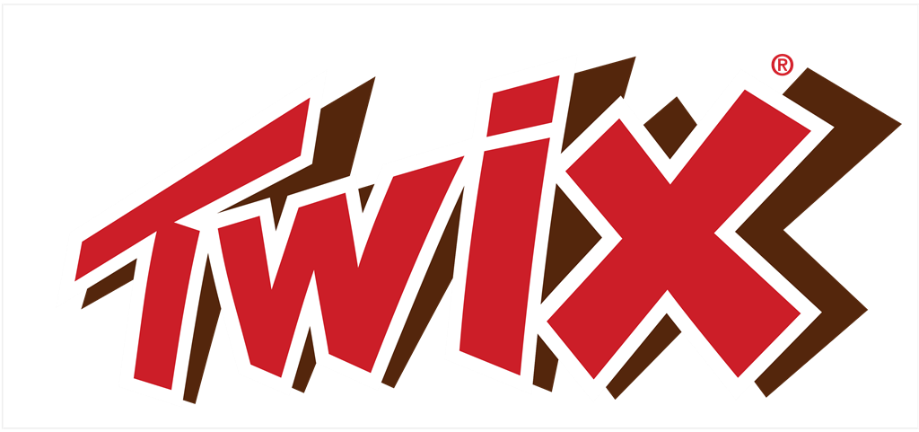 Twix logotype, transparent .png, medium, large