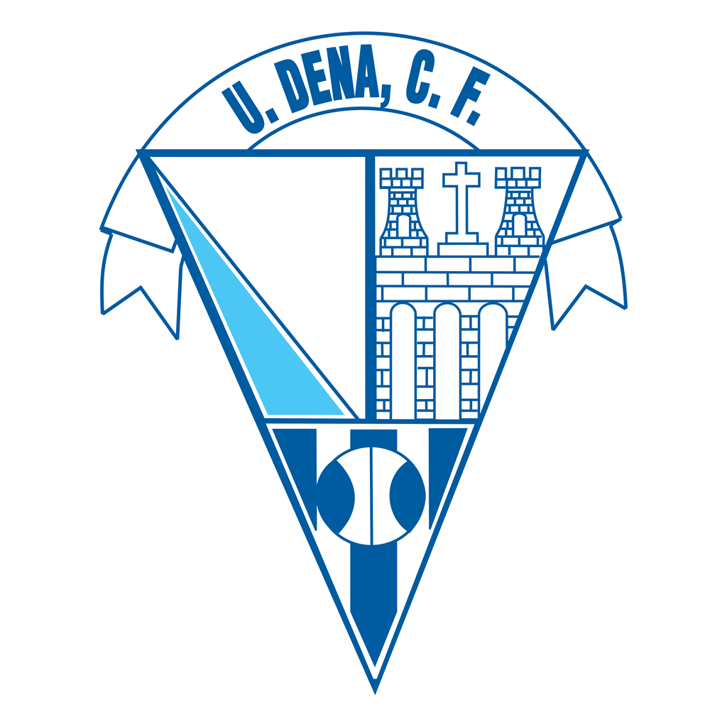 U Dena CF logotype, transparent .png, medium, large