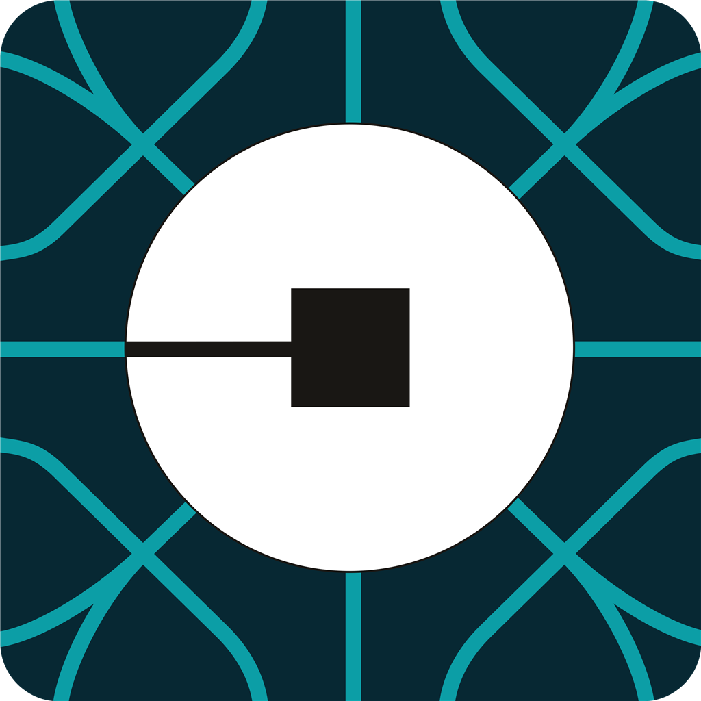 Uber logotype, transparent .png, medium, large
