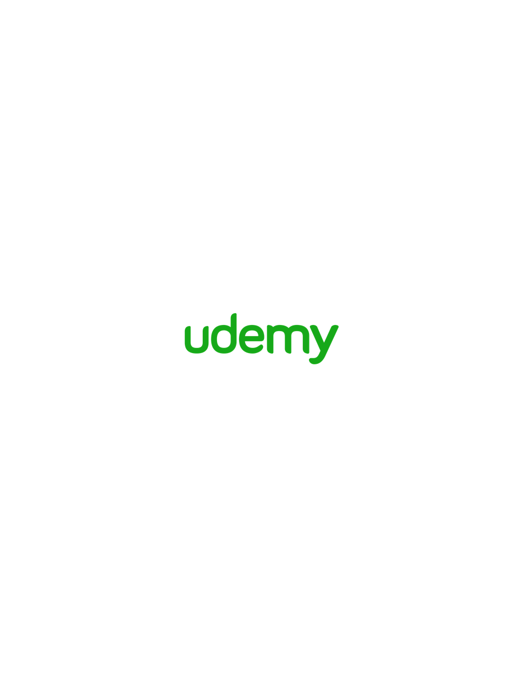 Udemy logotype, transparent .png, medium, large