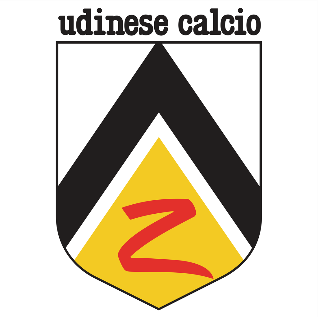 Udinese Calcio logotype, transparent .png, medium, large