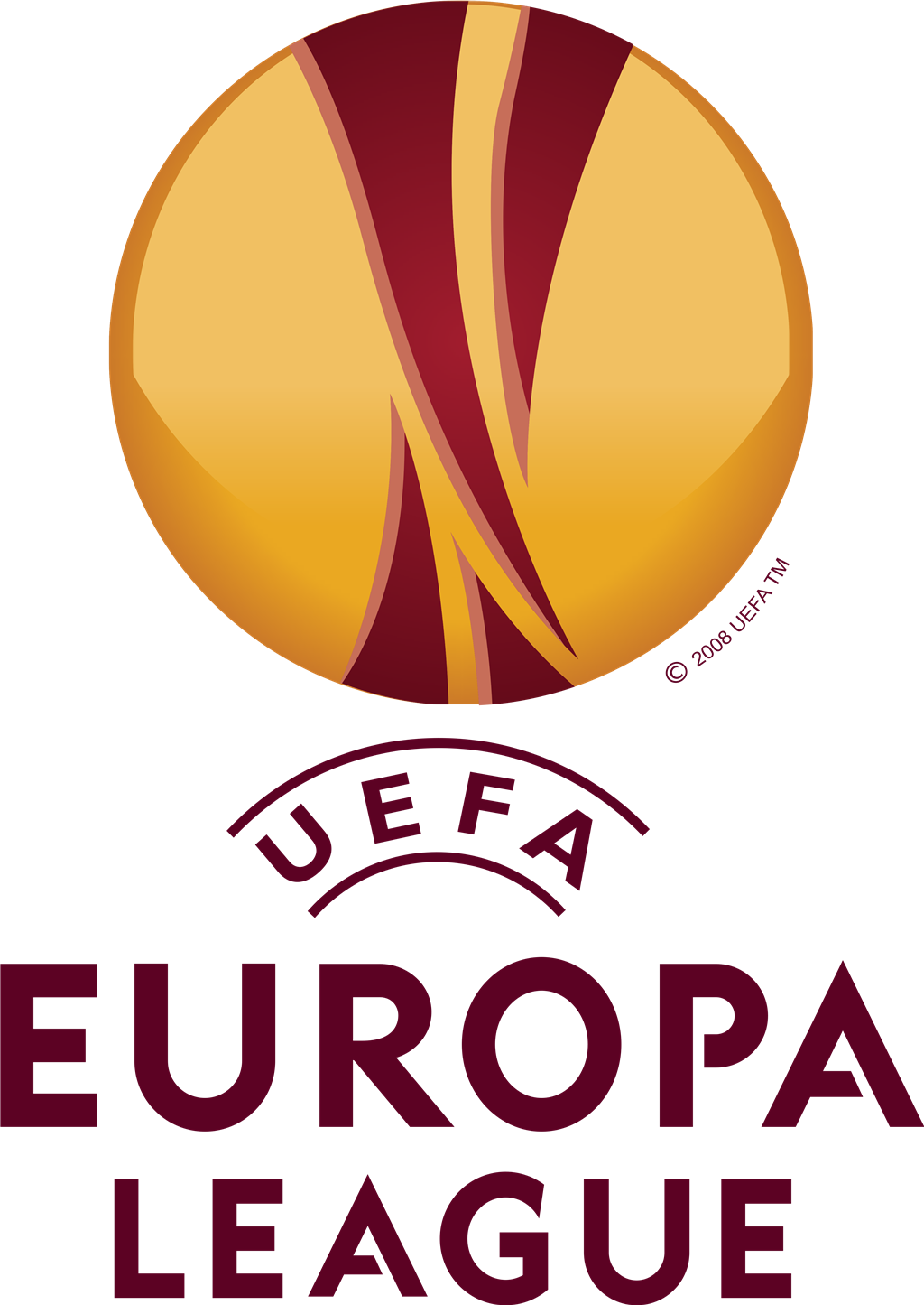 UEFA Europa League logotype, transparent .png, medium, large