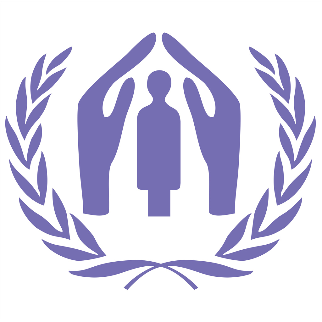 UNHCR logotype, transparent .png, medium, large