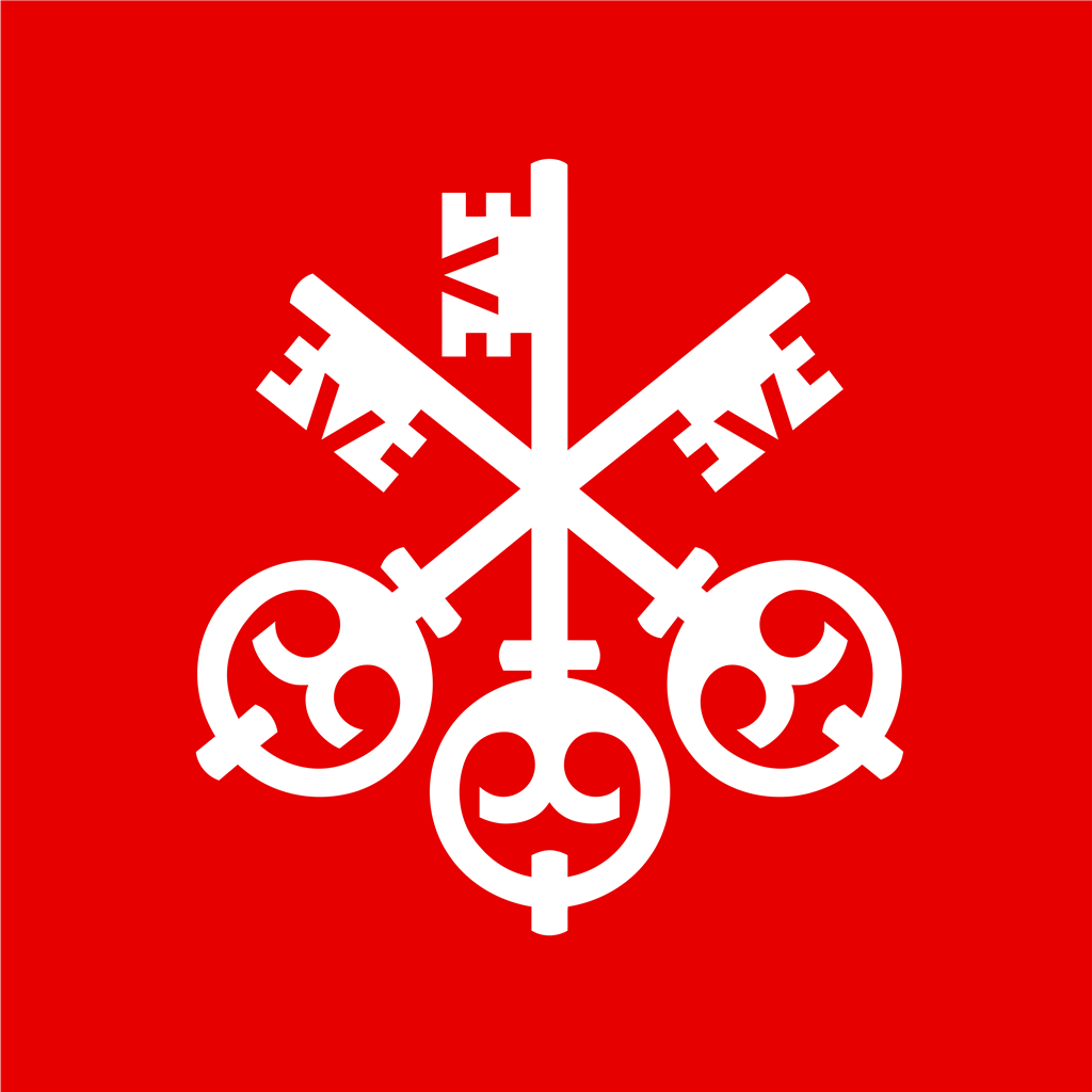 Union Bank of Switzerland logotype, transparent .png, medium, large